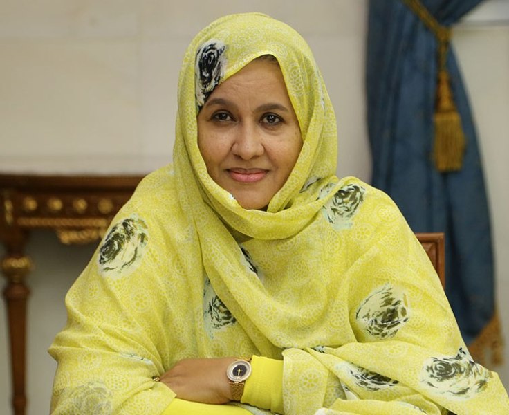 وزيرة الزراعة الموريتانية لمينة بنت القطب ولد امم (وم أ)