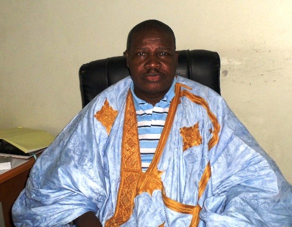رئيس الكونفدرالية الحرة لعمال موريتانيا الساموري ولد بي (أرشيف)