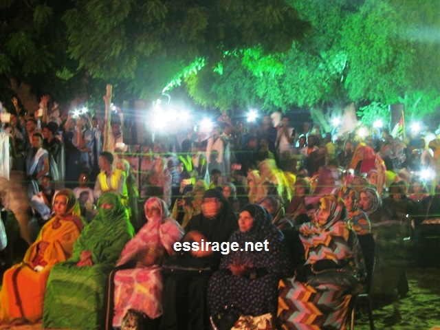 جانب من الحضور النسوي الكبير للحفل الختامي لملتقى القدس المقام بالعاصمة نواكشوط (تصوير - السراج)
