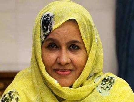 وزيرة الشؤون الاجتماعية لمينة بنت أمم (السراج)