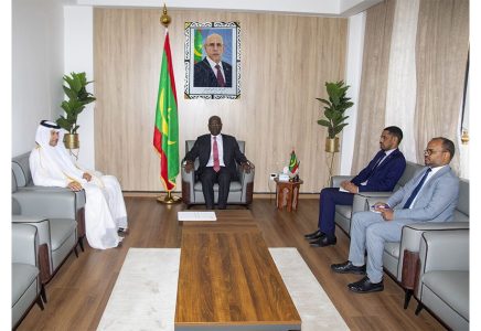 مباحثات بين وزير الخارجية الموريتاني والسفير القطري