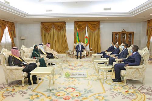 الوزير السعودي والرئيس غزواني