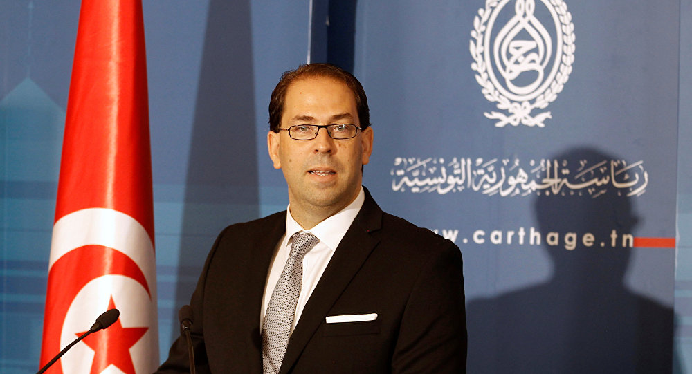يوسف الشاهد: رئيس الحكومة التونسية.