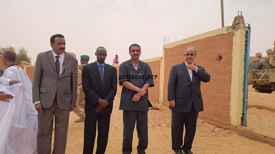 ولد محمد لغظف في استقبال الرئيس عند مدرسة ولاته