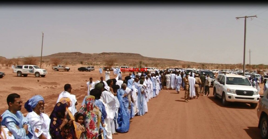 جانب آخر من الاستقبال 