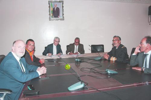جانب من الجلسة الختامية للجنة الموريتانية الأوروبية المشتركة للصيد البحري.