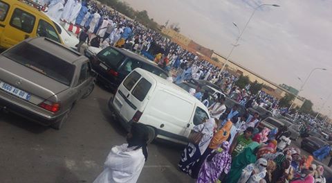 صورة من الساحة قبل قليل 