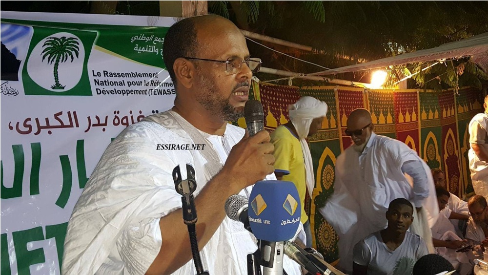 محمد جميل منصور خلال كلمته