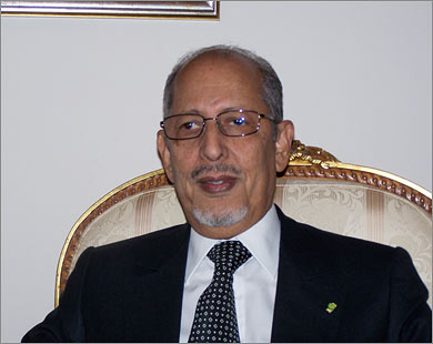 الرئيس السابق سيدي محمد ولد الشيخ عبد الله