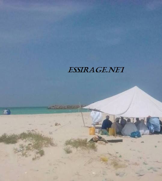 خيمة للأسرة ضربتها عند منطقة ميامي صباح اليوم 