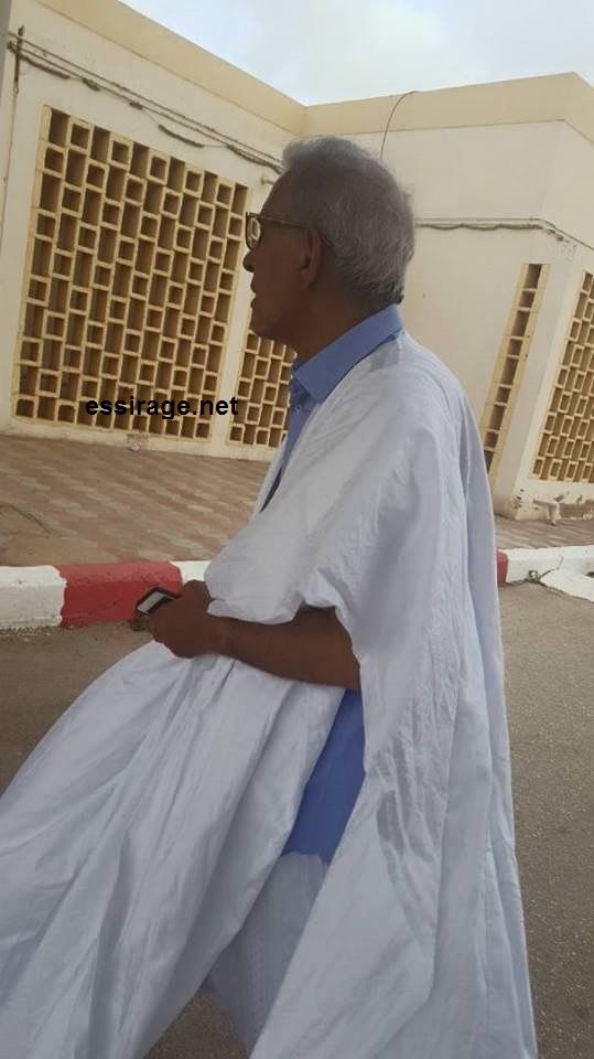 ولد داداه خلال الزيارة