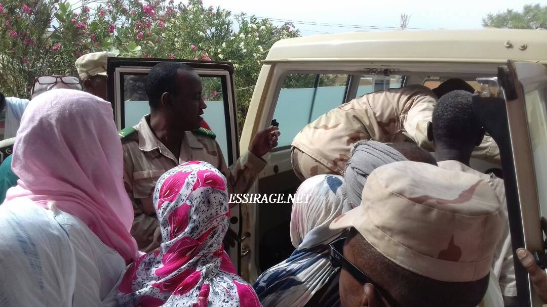 صور من تدخل الجيش صباح اليوم فى ولاية لبراكنه 