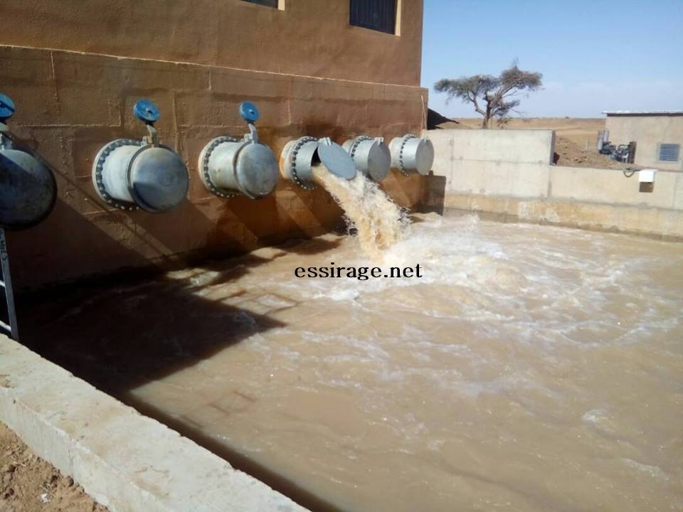 صورة من ضخ المياه 