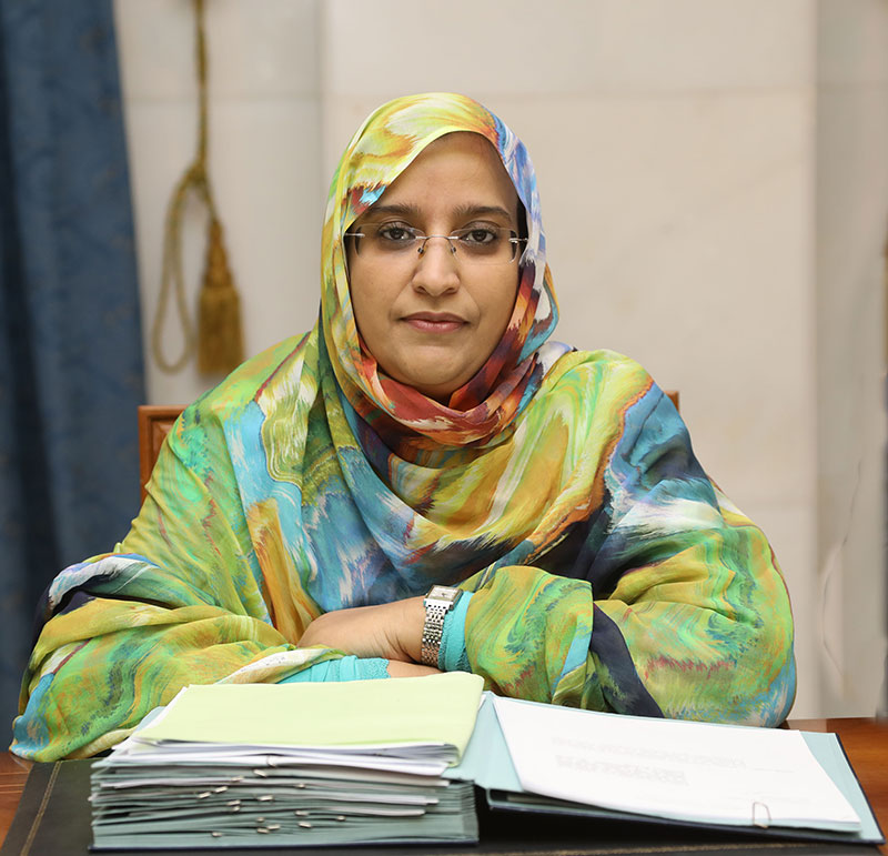 مكبوله بنت برديد: وزيرة التهذيب الوطني والتكوين المهني