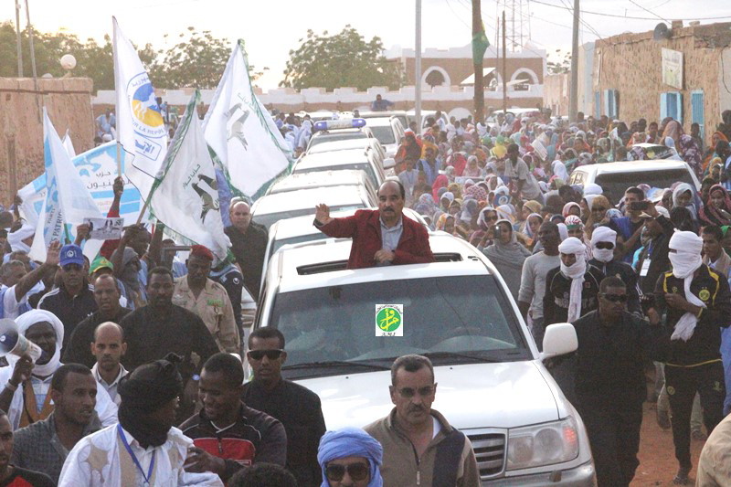 الرئيس فى شنقيط