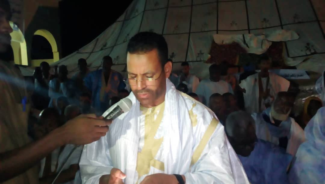 الشيخ محمد خلال كلمته