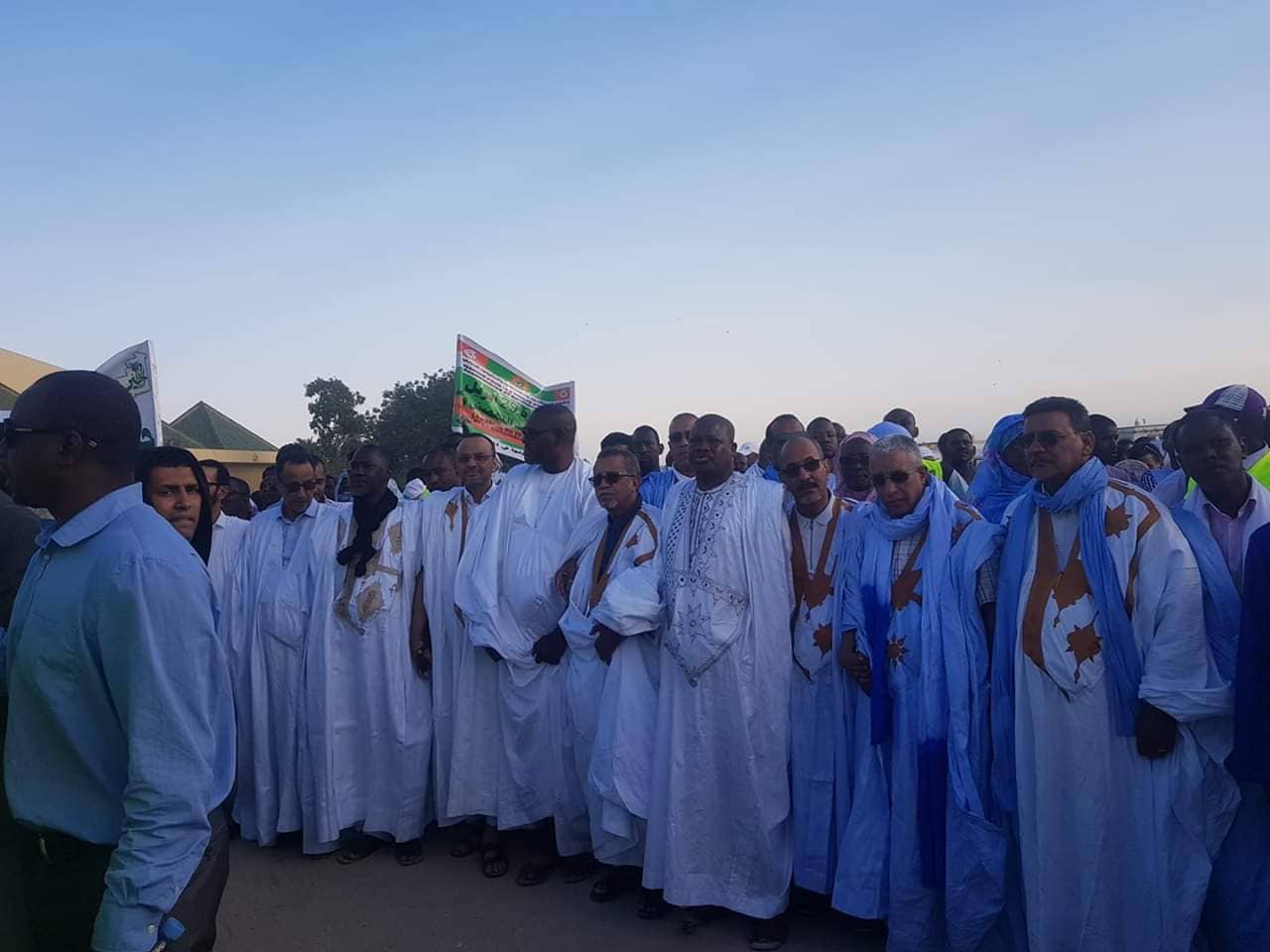 بعض القادة السياسيين خلال المسيرة