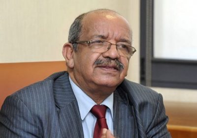 عبد القادر مساهل: وزير الخارجية الجزائري.