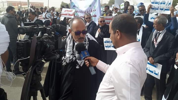 خلال وقفة المحامين