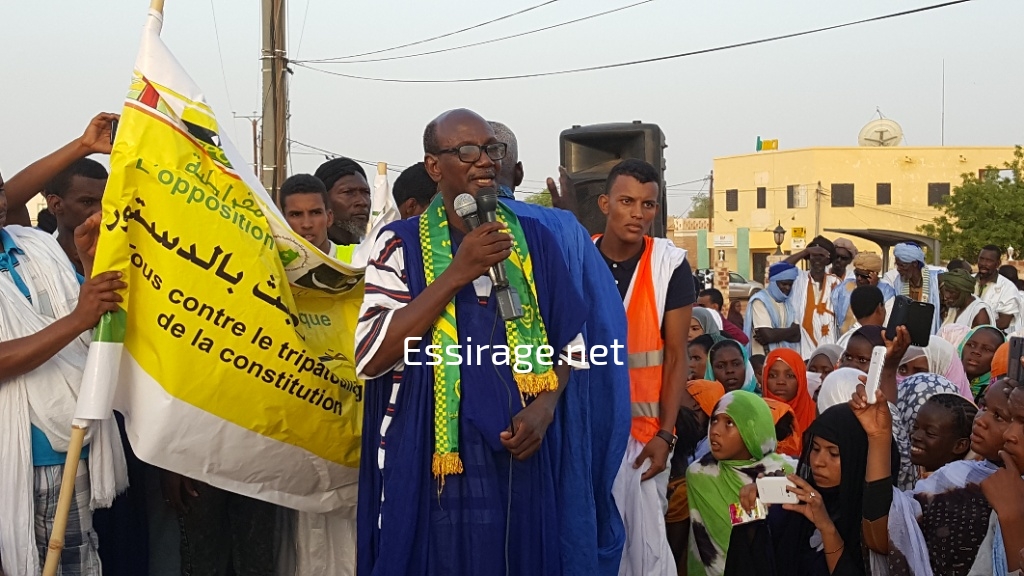 محمد ولد السالك خلال كلمته