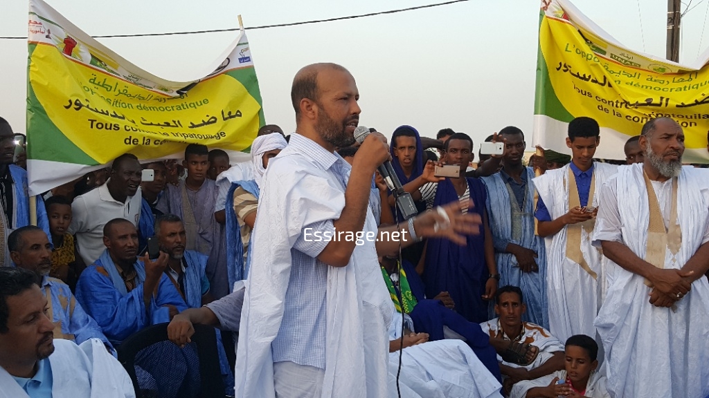 محمد غلام خلال كلمته فى لعيون