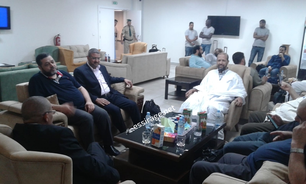 في مطار نواكشوط الدولي 