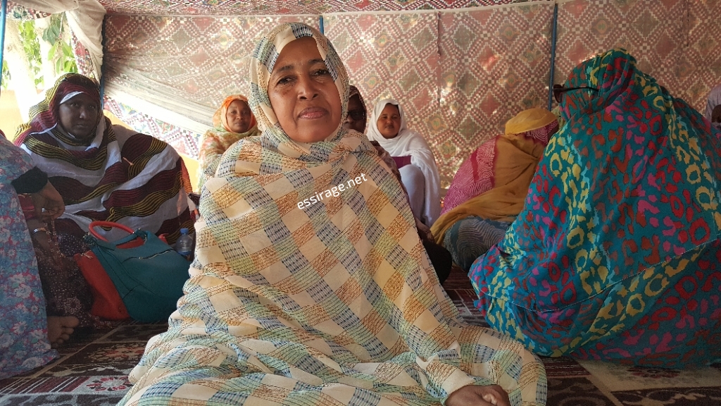 منت بلال خلال تصريحها للسراج