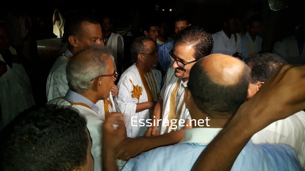 خلال التجمع قبل قليل