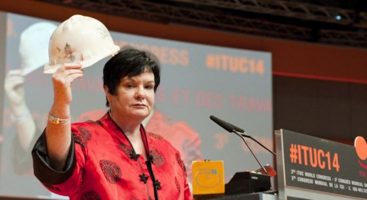 “شاران بارو”، الأمينة العامـة للاتحاد الدولي للنقابات