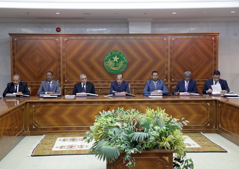 صورة لاجتماع مجلس الوزراء 