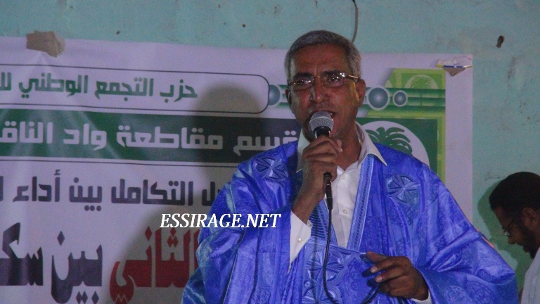العمدة خلال كلمته 