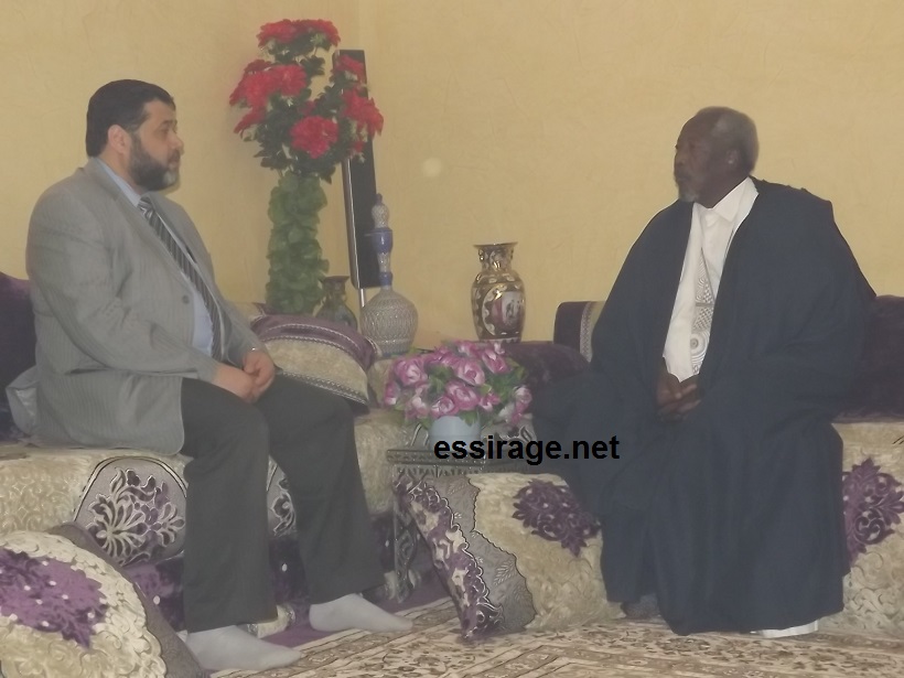 مع ولد بالخير في منزله 
