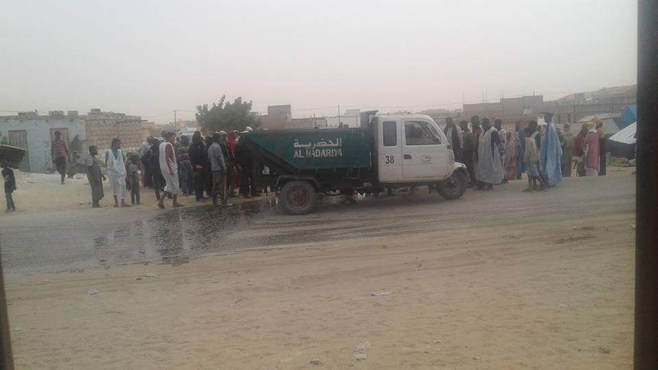 السيارة بعد الحادث