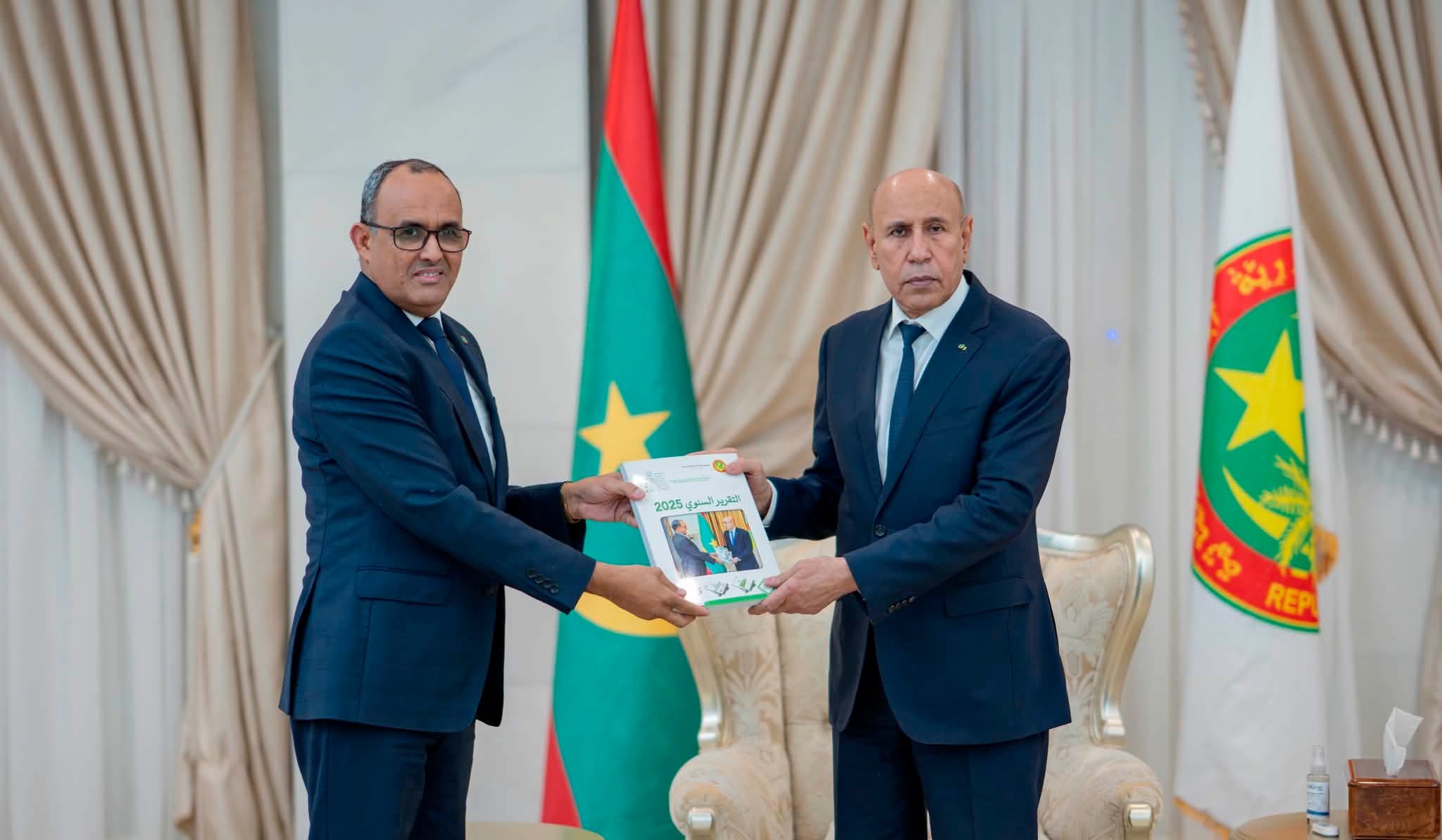 الرئيس غزواني يتسلم تقريرا عن حصيلة عمل الهابا