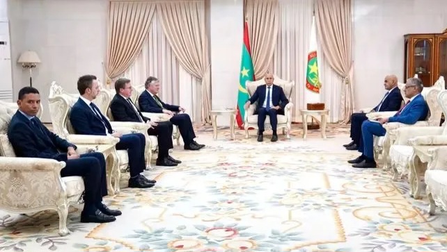 الرئيس غزواني يستقبل وفدا من شركة كوسموس