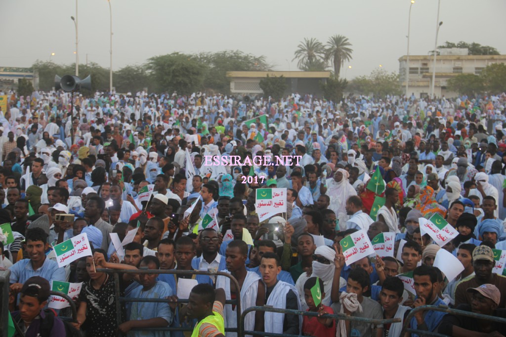 صورة من الحضور الجماهيري للمسيرة