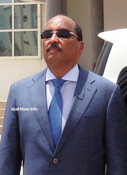 الرئيس خلال زيارته للإتحادية 