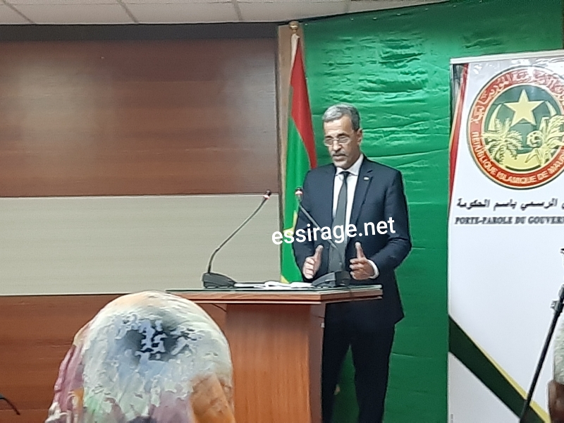 الوزير خلال مداخلته