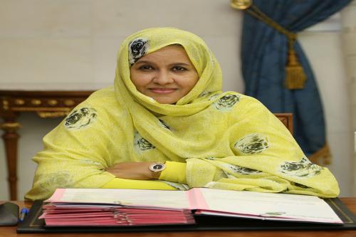 لمينة بنت القطب ولد اممه: وزيرة التنمية الريفية.
