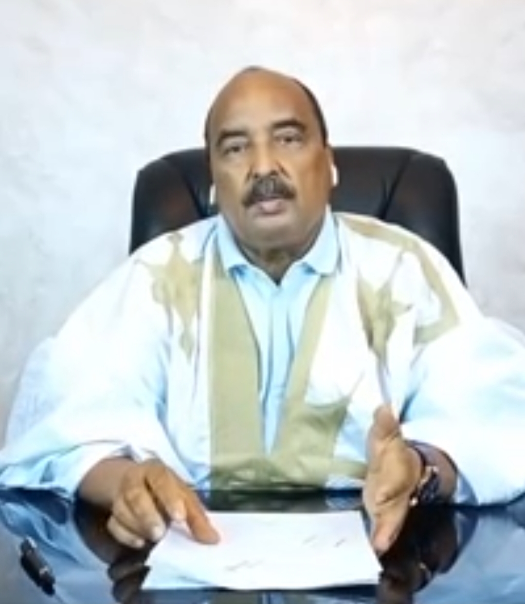ولد عبد العزيز خلال مقابلته اليوم