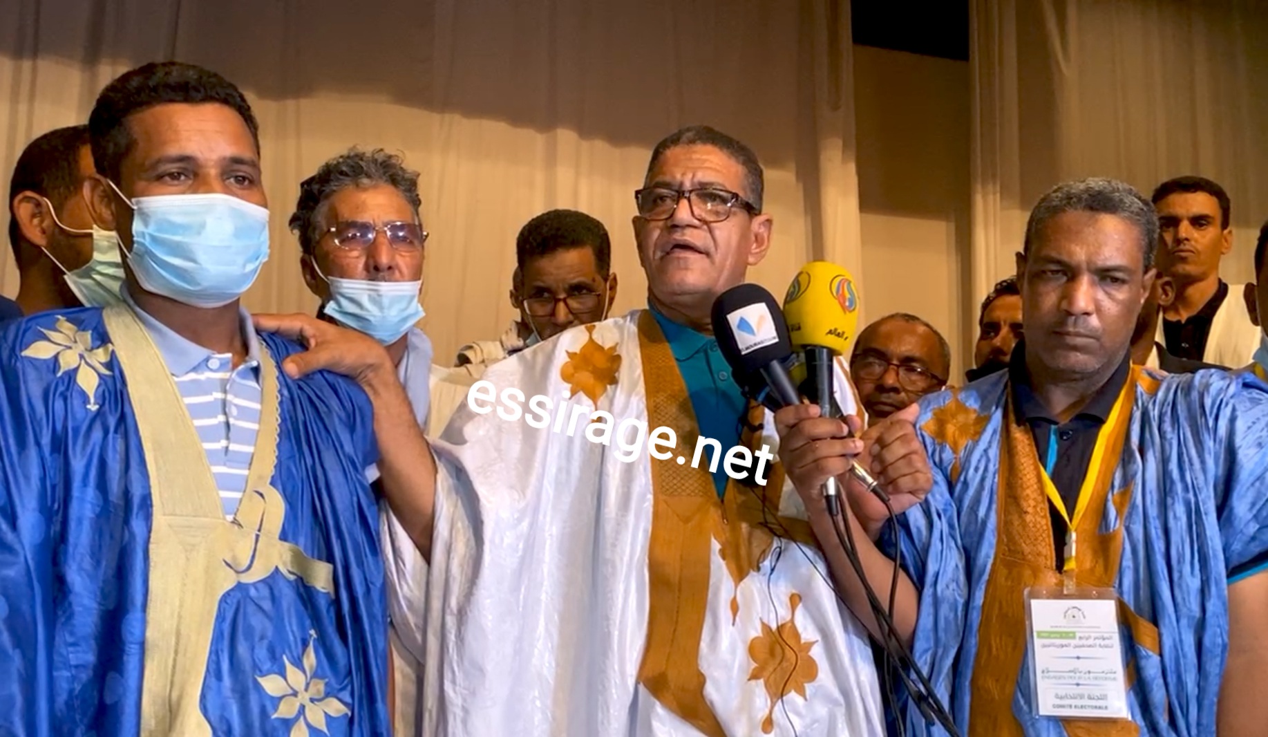 النقيب الجديد بعد إعلان فوزه