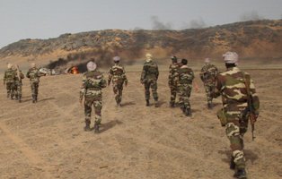صورة لبعض تدريبات لاجيش الموريتاني 