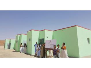 قطر الخيرية تنشئ 25 وحدة سكنية في موريتانيا
