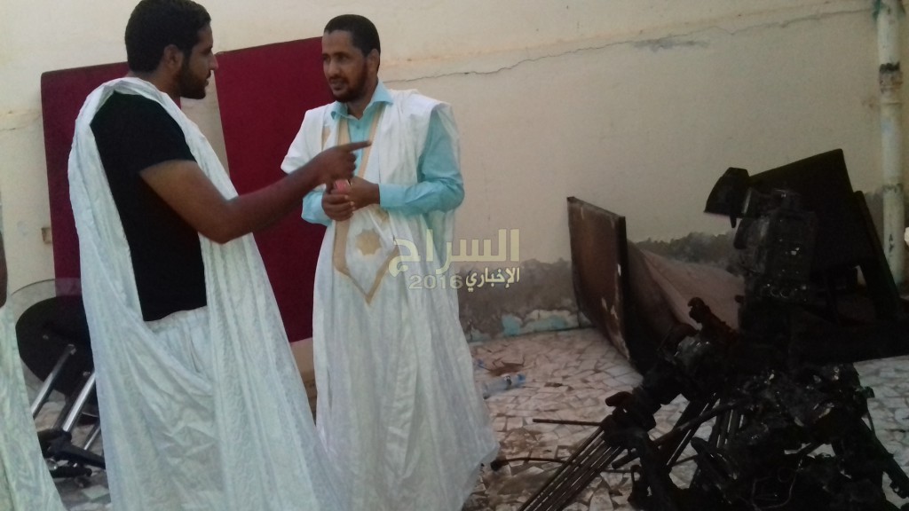 " مبعوث من قناة دافا عرض معدات وأجهزة للبث "