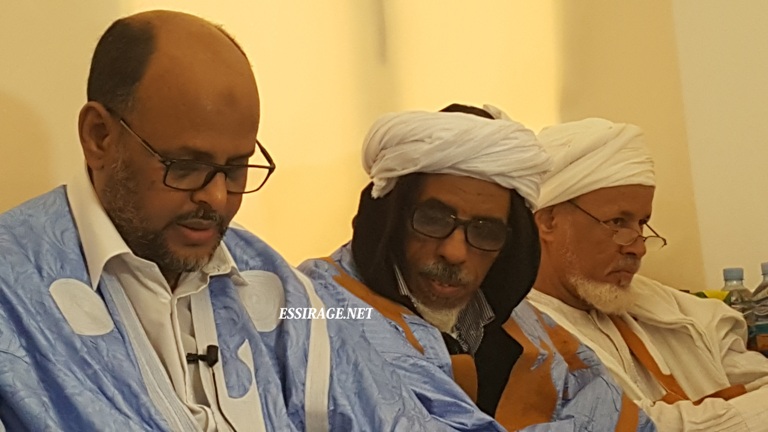 " ولد منصور خلال كلمته "