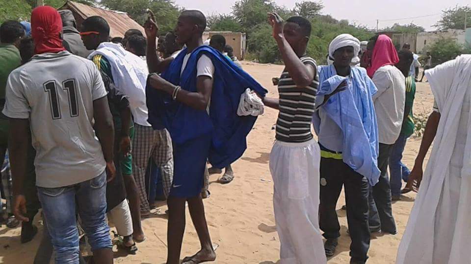 جانب من المظاهرات 