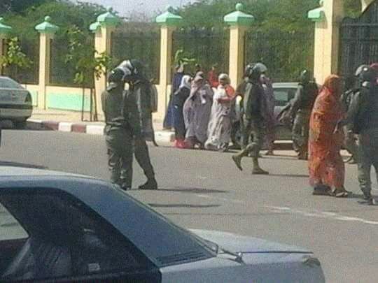 صورة من تفريق الوقفة