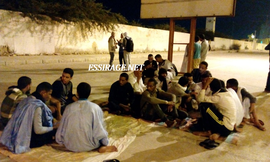 " صورة من الاعتصام "