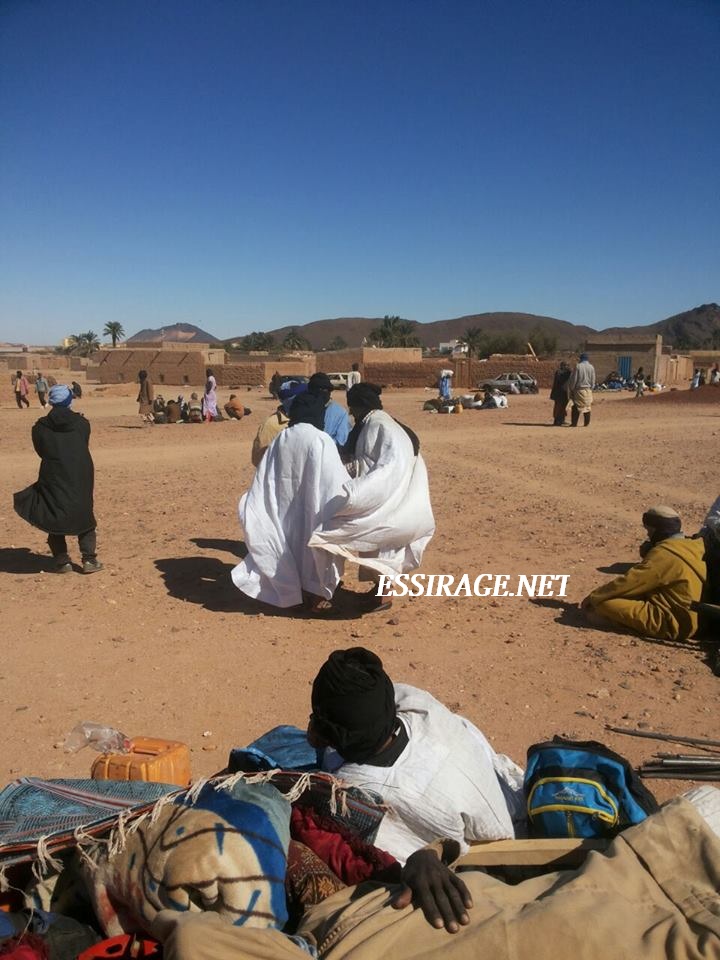 " صورة أخري من المنقبين "