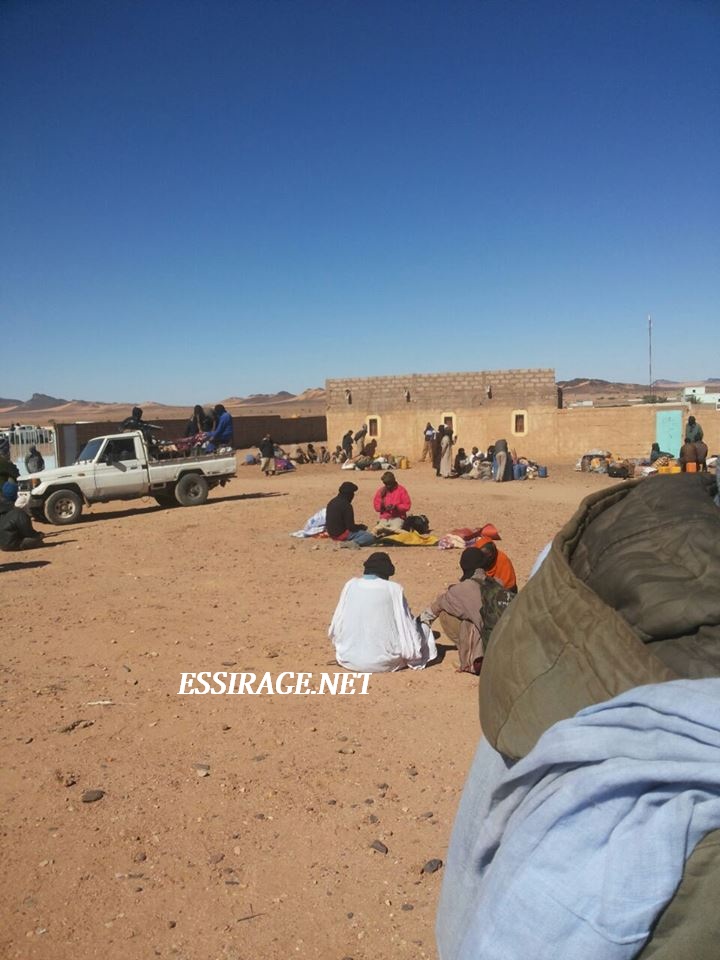 " صورة من مكان المنقبين فى مقر فرقة الدرك "